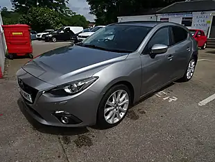 Used 2015 Mazda Mazda3 Sport Nav Silver - Interior and Exterior details 4