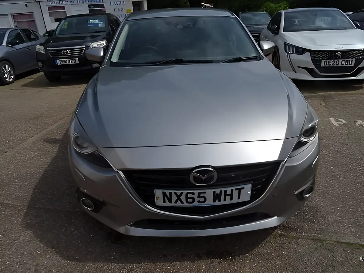 Used 2015 Mazda Mazda3 Sport Nav Silver - Interior and Exterior details 5