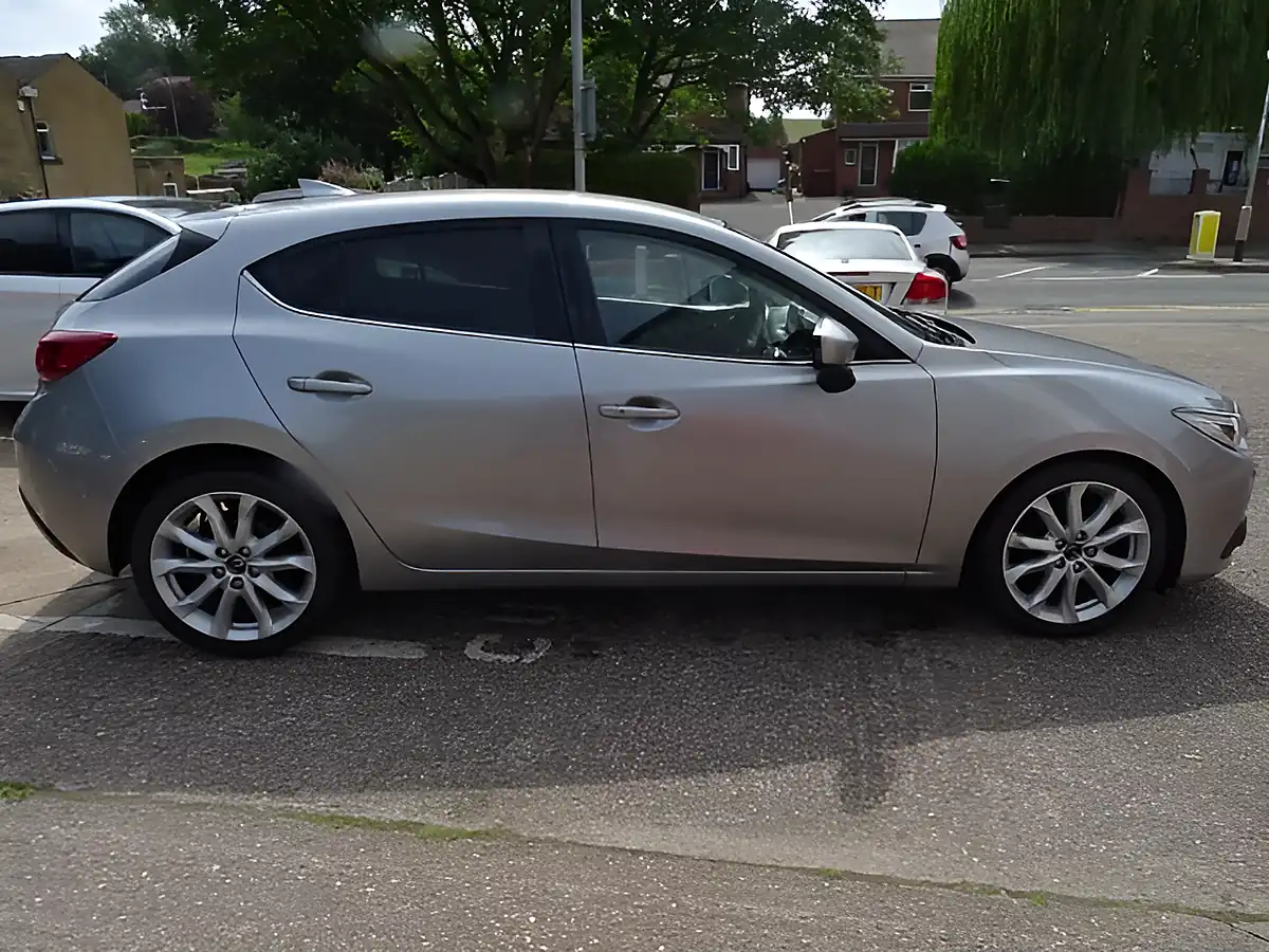 Used 2015 Mazda Mazda3 Sport Nav Silver - Interior and Exterior details 7