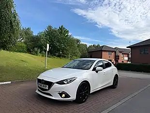 Used 2015 Mazda Mazda3 Sport Nav White - Interior and Exterior details 13
