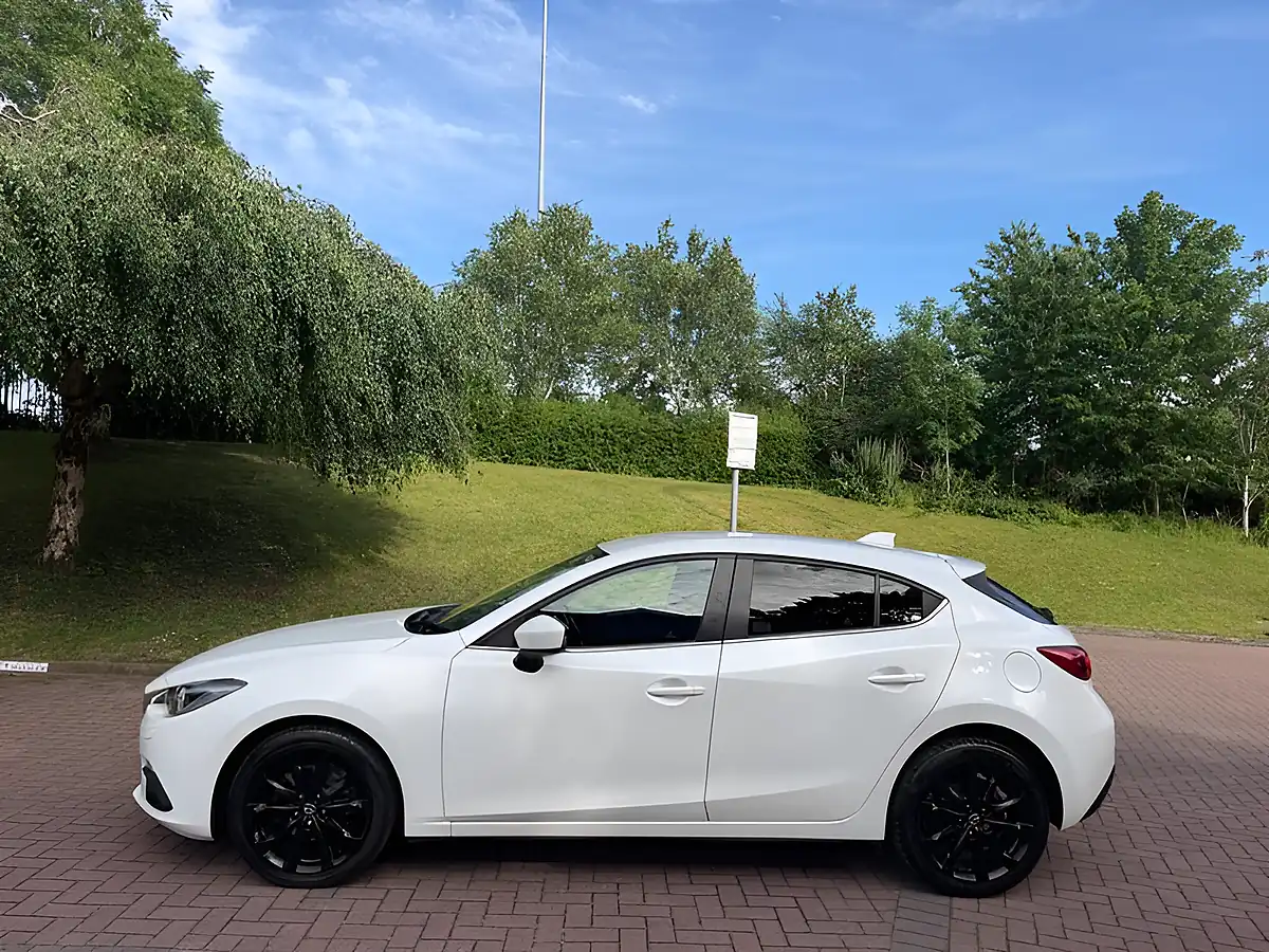 Used 2015 Mazda Mazda3 Sport Nav White - Interior and Exterior details 15