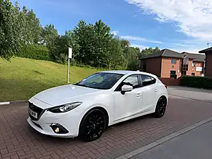 Used 2015 Mazda Mazda3 Sport Nav White - Interior and Exterior details 16
