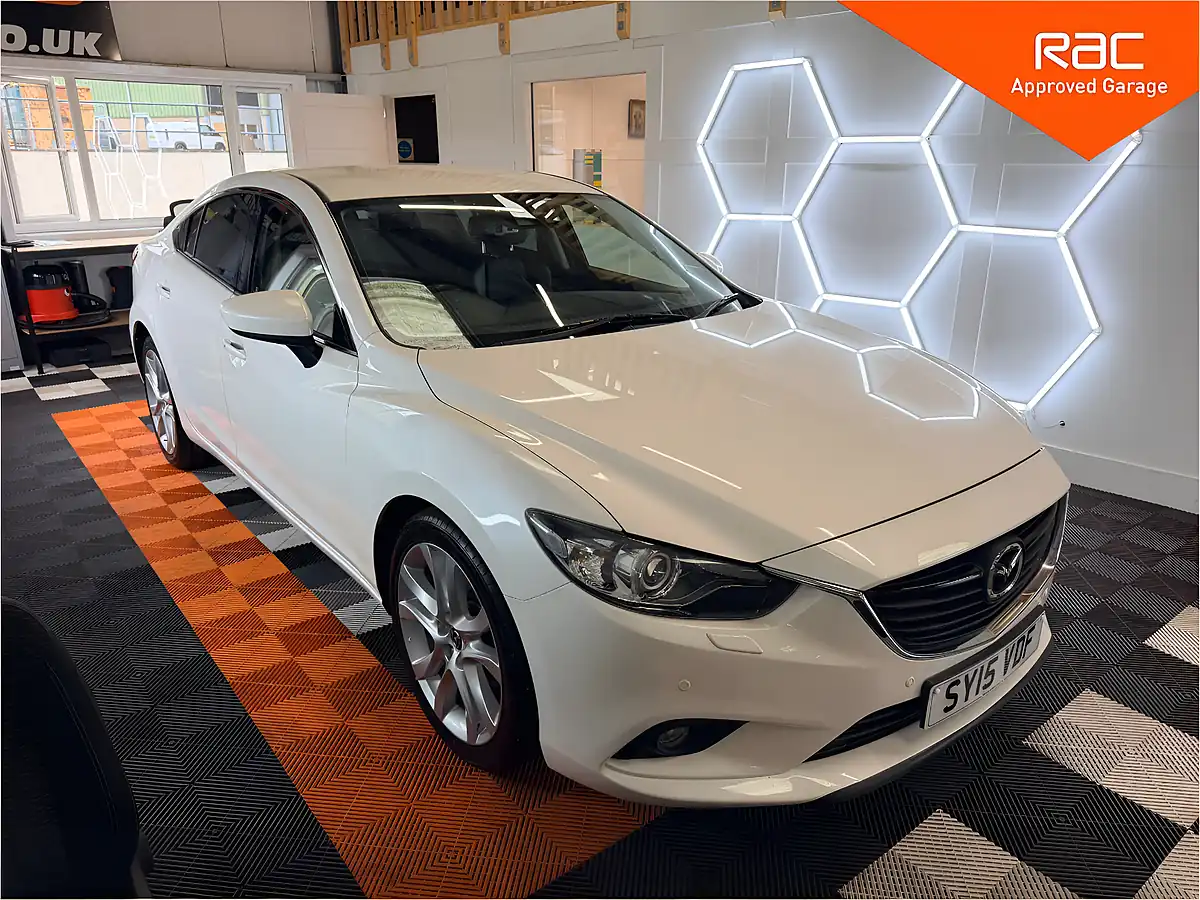 Used 2015 Mazda Mazda6 Sport Nav White - Front View