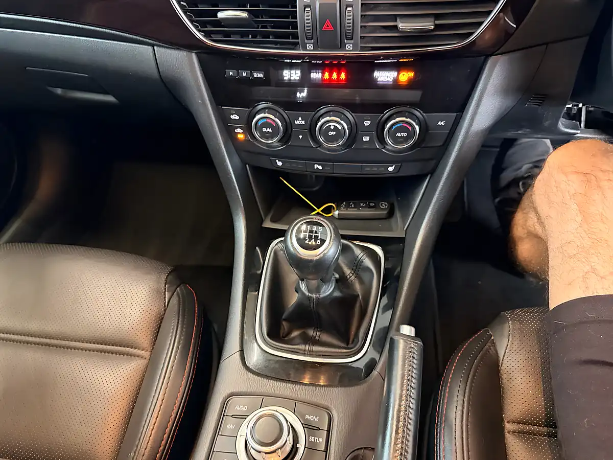 Used 2015 Mazda Mazda6 Sport Nav White - Interior and Exterior details 16