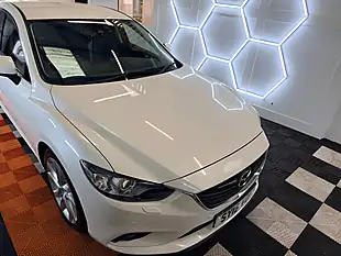 Used 2015 Mazda Mazda6 Sport Nav White - Interior and Exterior details 6