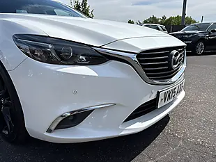 Used 2015 Mazda Mazda6 Sport Nav White - Interior and Exterior details 14