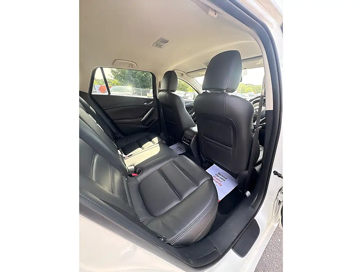 Used 2015 Mazda Mazda6 Sport Nav White - Interior and Exterior details 18
