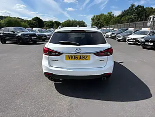 Used 2015 Mazda Mazda6 Sport Nav White - Interior and Exterior details 5
