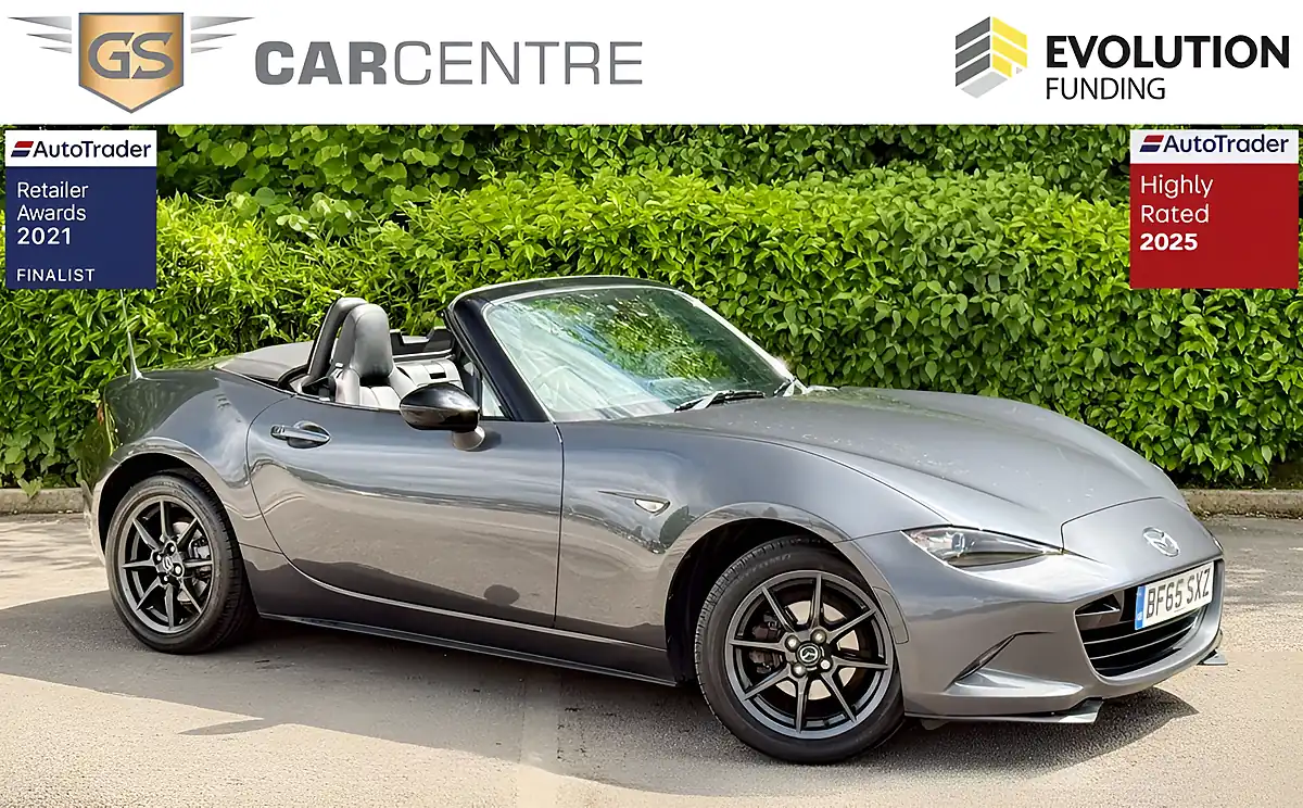 Used 2015 Mazda MX-5 Sport Nav Meteor Grey - Front View