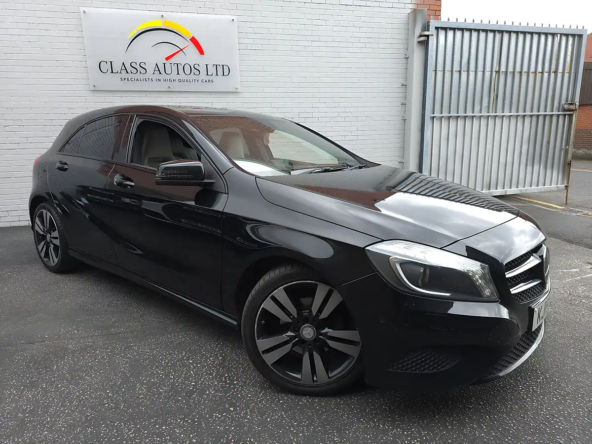 Used 2015 Mercedes a Class Sport Black - Front View
