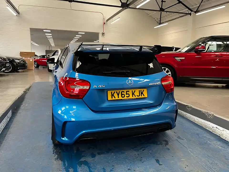 Used 2015 Mercedes-Benz a Class A45 AMG Blue - Interior and Exterior details 15