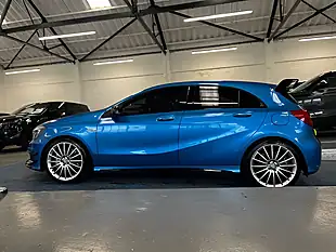 Used 2015 Mercedes-Benz a Class A45 AMG Blue - Interior and Exterior details 2