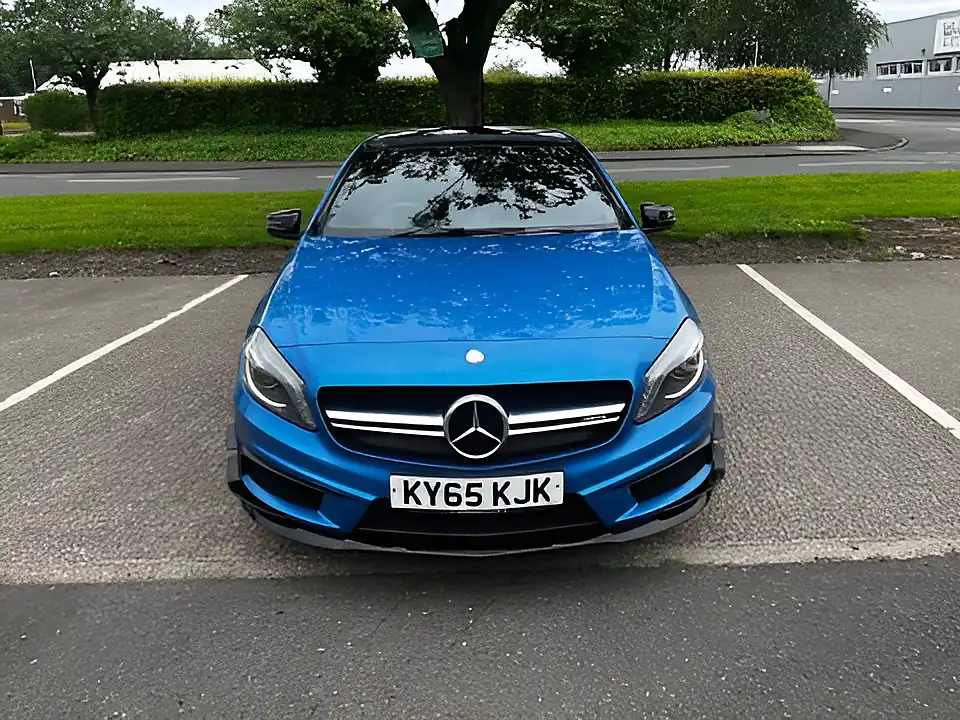 Used 2015 Mercedes-Benz a Class A45 AMG Blue - Interior and Exterior details 20
