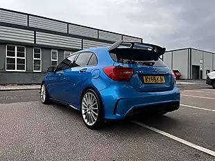 Used 2015 Mercedes-Benz a Class A45 AMG Blue - Interior and Exterior details 3