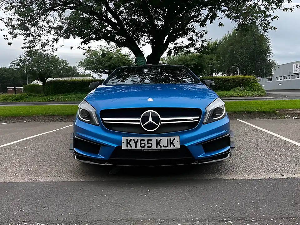 Used 2015 Mercedes-Benz a Class A45 AMG Blue - Interior and Exterior details 4