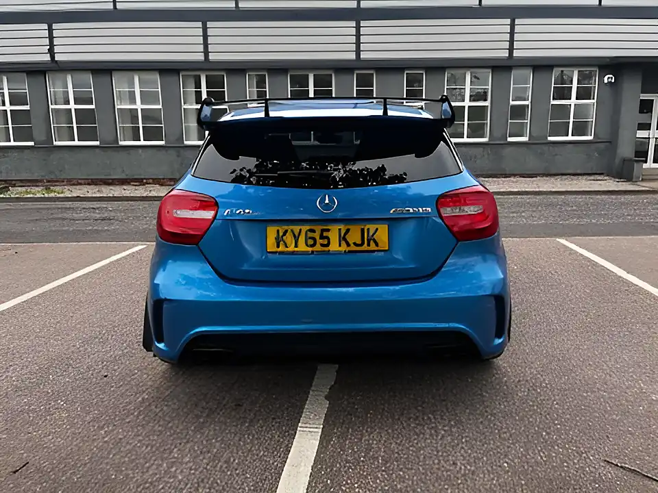 Used 2015 Mercedes-Benz a Class A45 AMG Blue - Interior and Exterior details 5