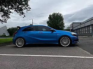 Used 2015 Mercedes-Benz a Class A45 AMG Blue - Interior and Exterior details 7