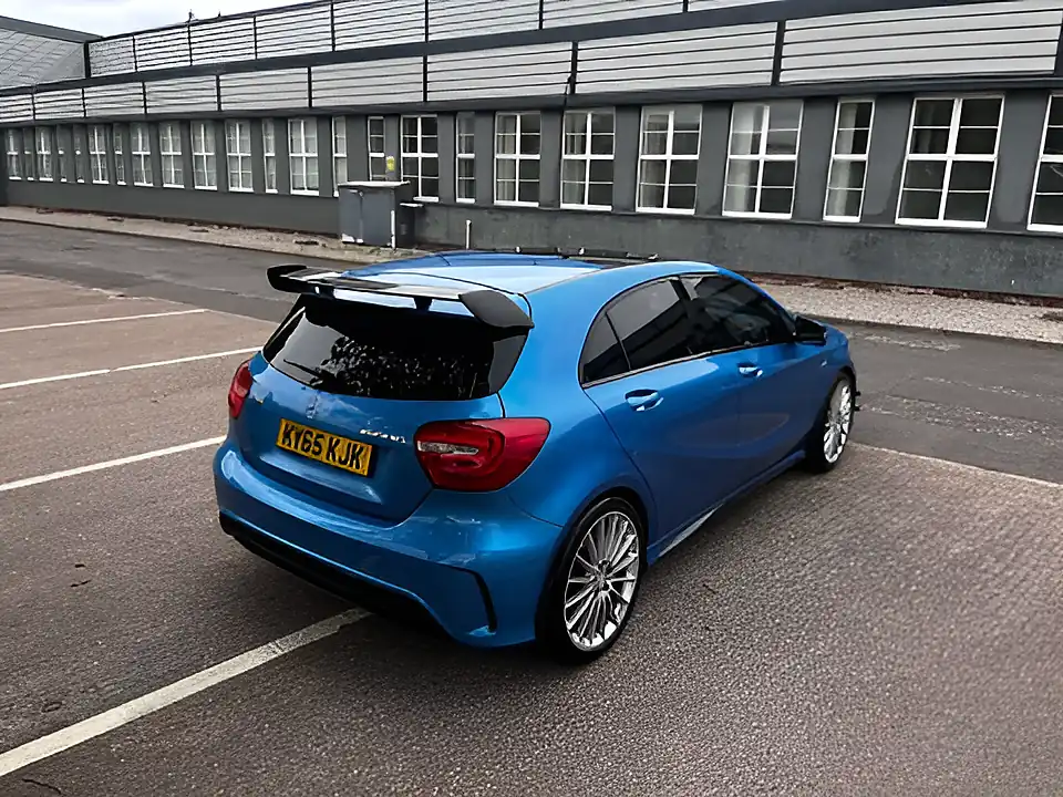 Used 2015 Mercedes-Benz a Class A45 AMG Blue - Interior and Exterior details 8