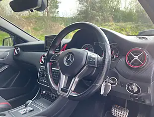 Used 2015 Mercedes-Benz a Class A45 AMG Cosmos Black - Interior and Exterior details 11
