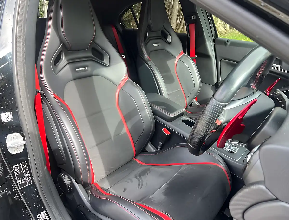 Used 2015 Mercedes-Benz a Class A45 AMG Cosmos Black - Interior and Exterior details 12