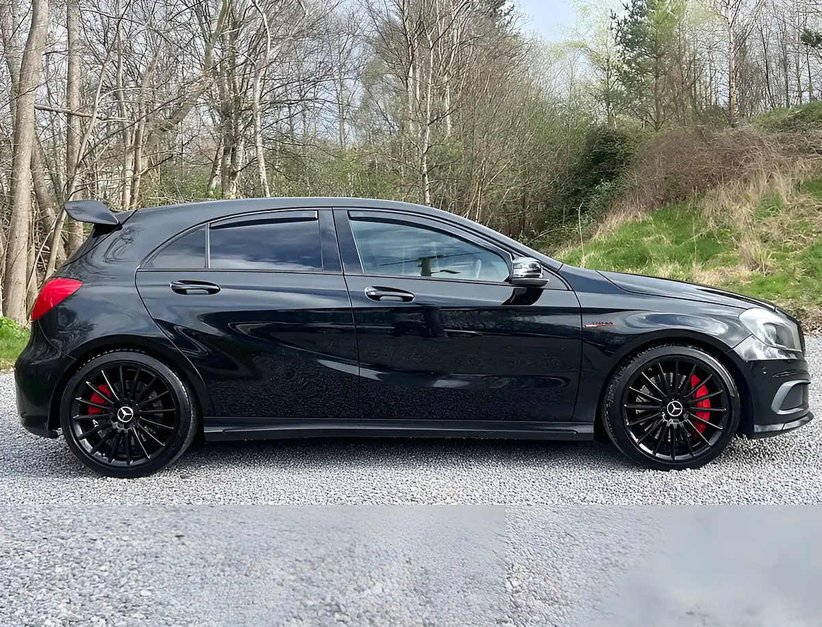 Used 2015 Mercedes-Benz a Class A45 AMG Cosmos Black - Interior and Exterior details 2