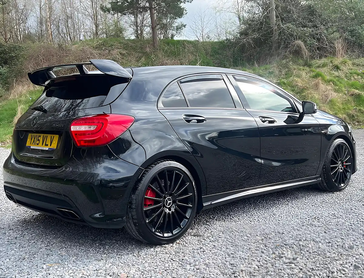 Used 2015 Mercedes-Benz a Class A45 AMG Cosmos Black - Interior and Exterior details 3