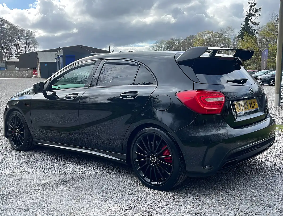 Used 2015 Mercedes-Benz a Class A45 AMG Cosmos Black - Interior and Exterior details 5