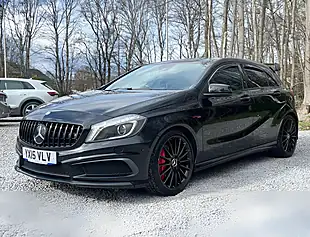 Used 2015 Mercedes-Benz a Class A45 AMG Cosmos Black - Interior and Exterior details 7