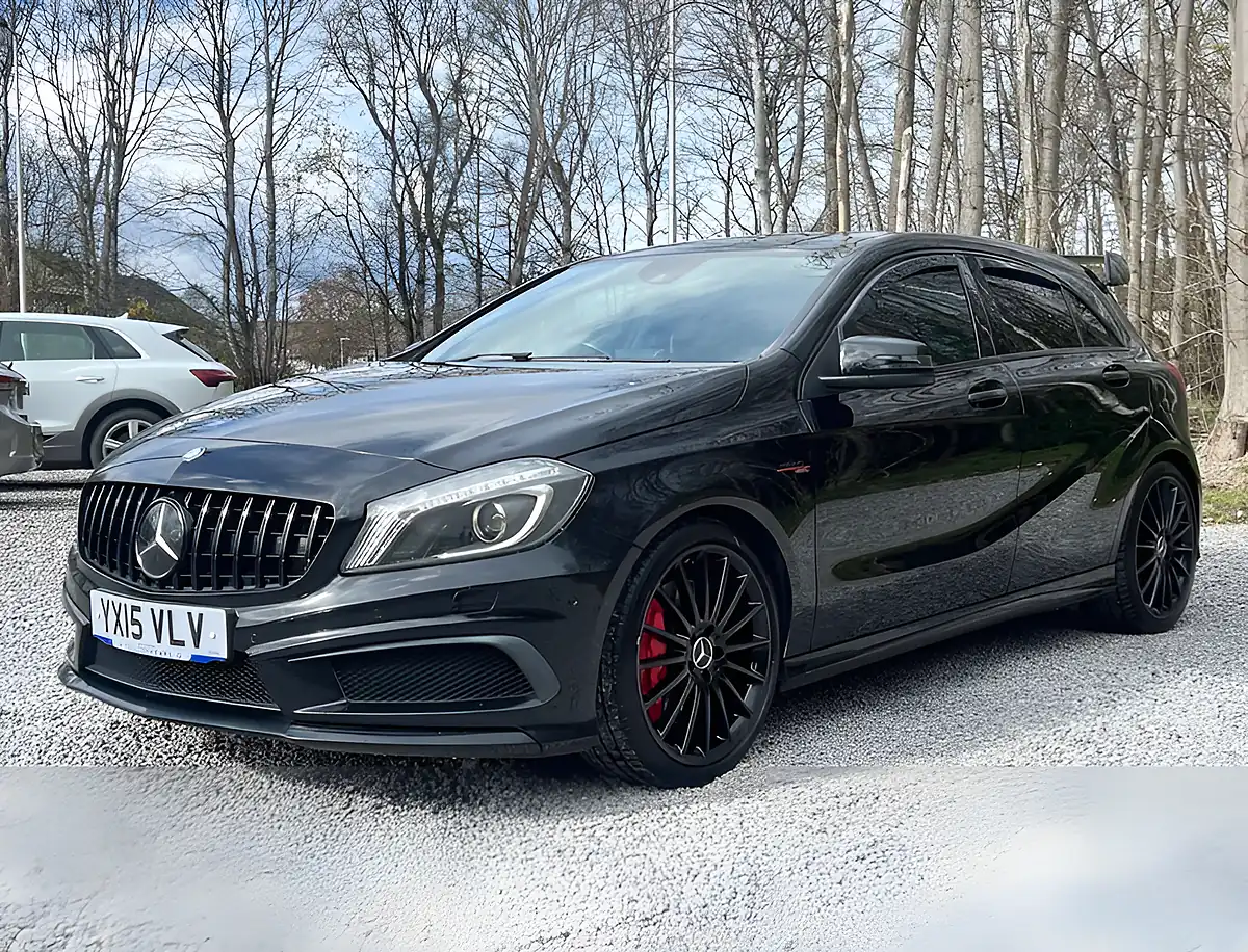 Used 2015 Mercedes-Benz a Class A45 AMG Cosmos Black - Interior and Exterior details 7