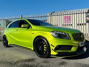 Used 2015 Mercedes-Benz a Class AMG Green - Interior and Exterior details 16