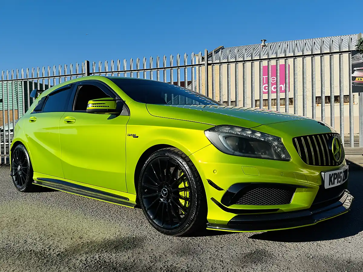 Used 2015 Mercedes-Benz a Class AMG Green - Interior and Exterior details 16