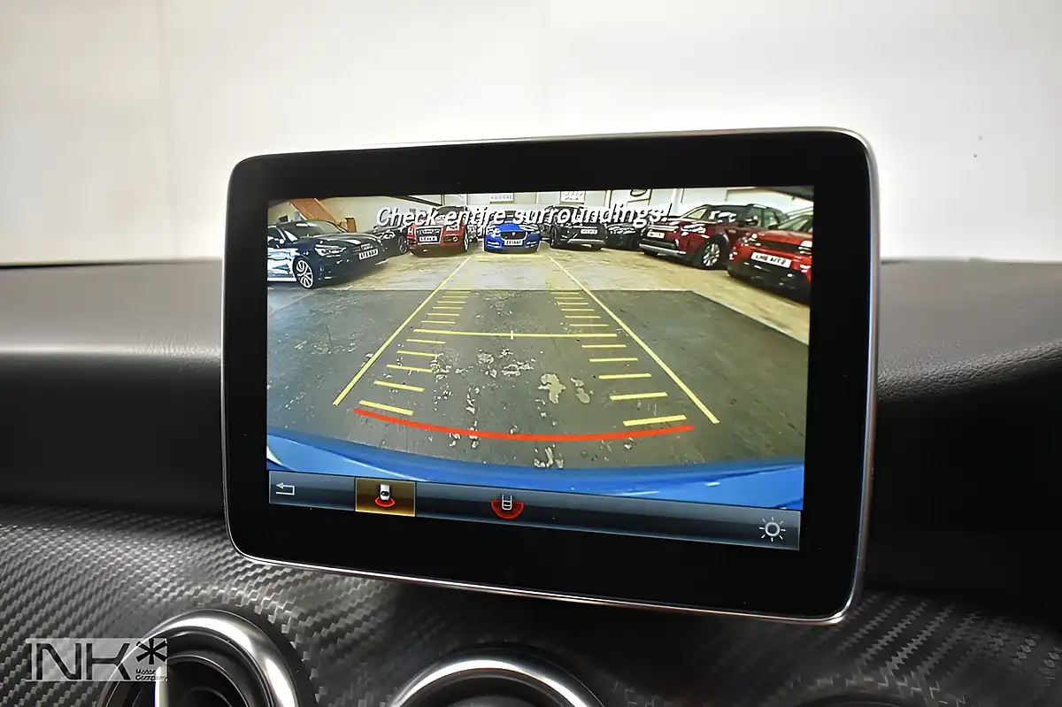 Used 2015 Mercedes-Benz a Class AMG Line (premium) Blue - Interior and Exterior details 13