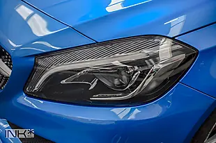 Used 2015 Mercedes-Benz a Class AMG Line (premium) Blue - Interior and Exterior details 17