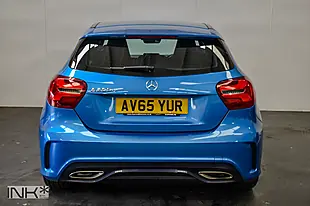 Used 2015 Mercedes-Benz a Class AMG Line (premium) Blue - Interior and Exterior details 7