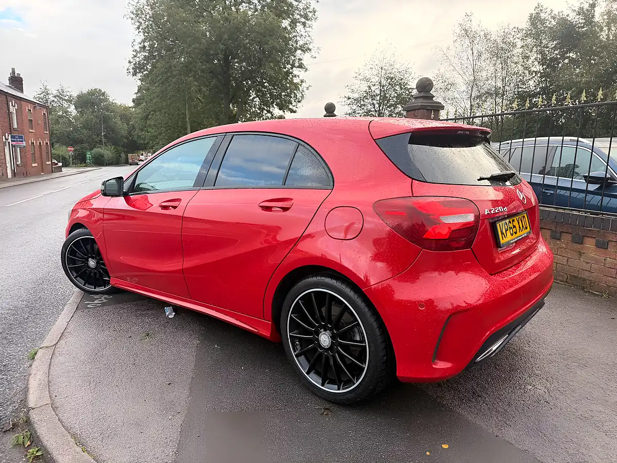 Used 2015 Mercedes-Benz a Class AMG Line (premium) Red - Interior and Exterior details 10