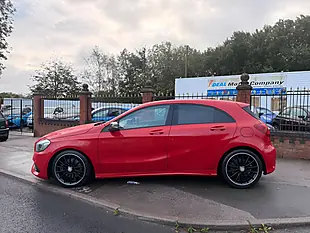 Used 2015 Mercedes-Benz a Class AMG Line (premium) Red - Interior and Exterior details 11