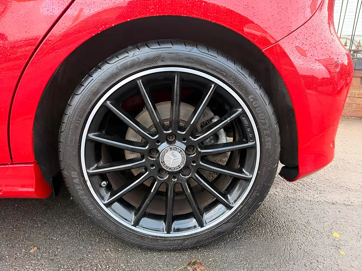 Used 2015 Mercedes-Benz a Class AMG Line (premium) Red - Interior and Exterior details 16