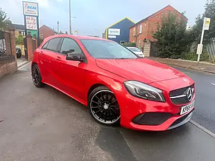 Used 2015 Mercedes-Benz a Class AMG Line (premium) Red - Interior and Exterior details 2