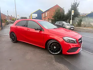 Used 2015 Mercedes-Benz a Class AMG Line (premium) Red - Interior and Exterior details 3