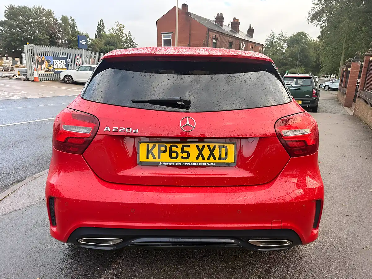 Used 2015 Mercedes-Benz a Class AMG Line (premium) Red - Interior and Exterior details 7