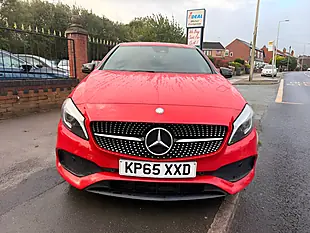 Used 2015 Mercedes-Benz a Class AMG Line (premium) Red - Interior and Exterior details 8