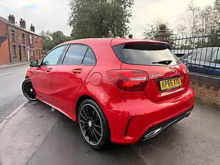Used 2015 Mercedes-Benz a Class AMG Line (premium) Red - Interior and Exterior details 9