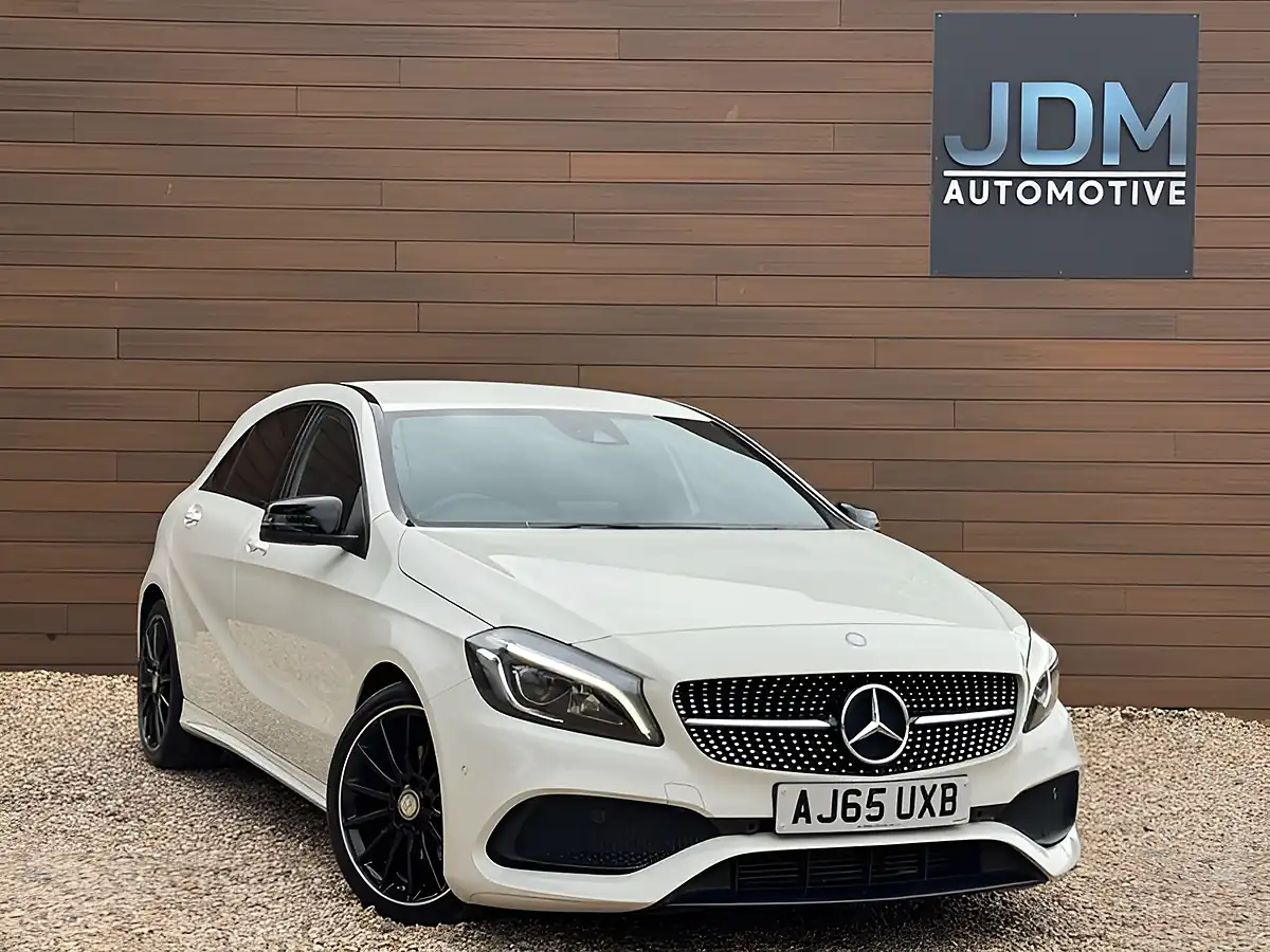 Used 2015 Mercedes-Benz a Class AMG Line Premium White - Front View