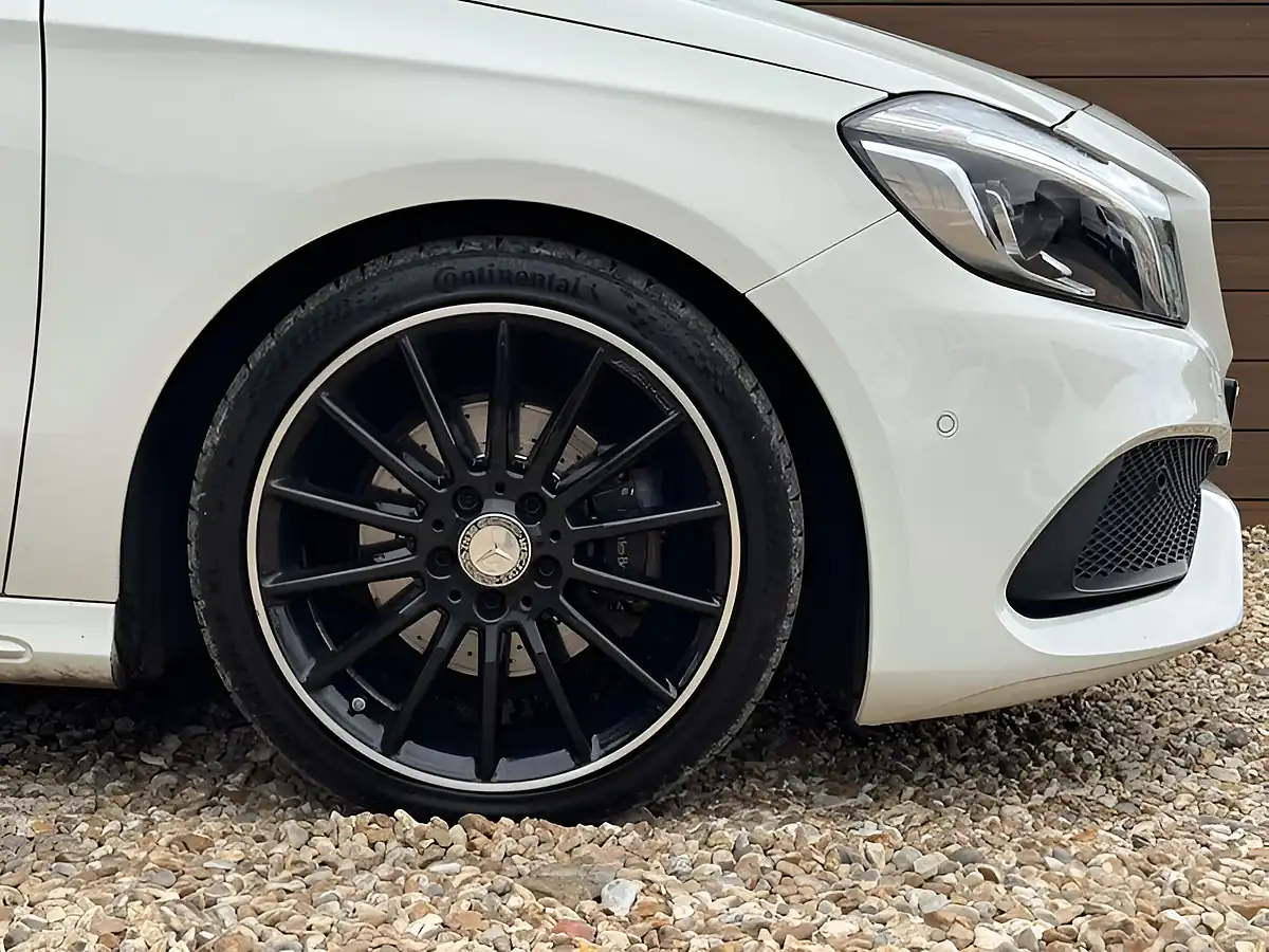 Used 2015 Mercedes-Benz a Class AMG Line Premium White - Interior and Exterior details 10