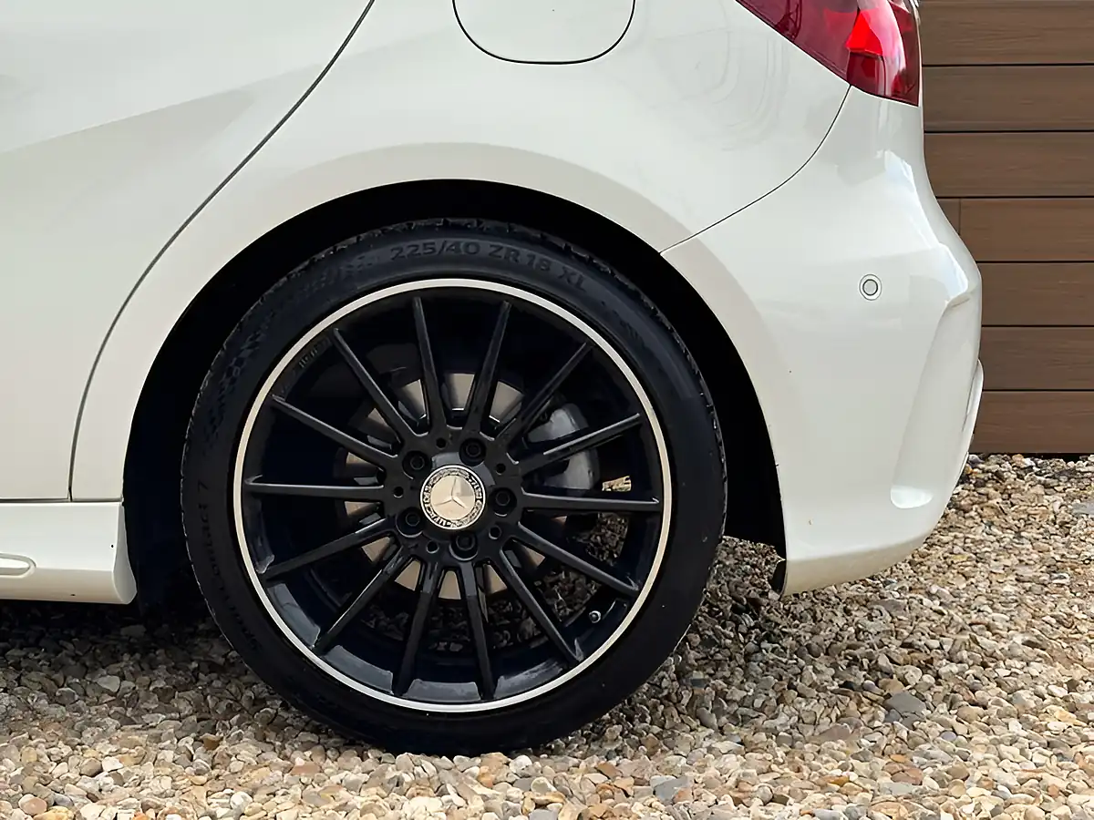 Used 2015 Mercedes-Benz a Class AMG Line Premium White - Interior and Exterior details 12