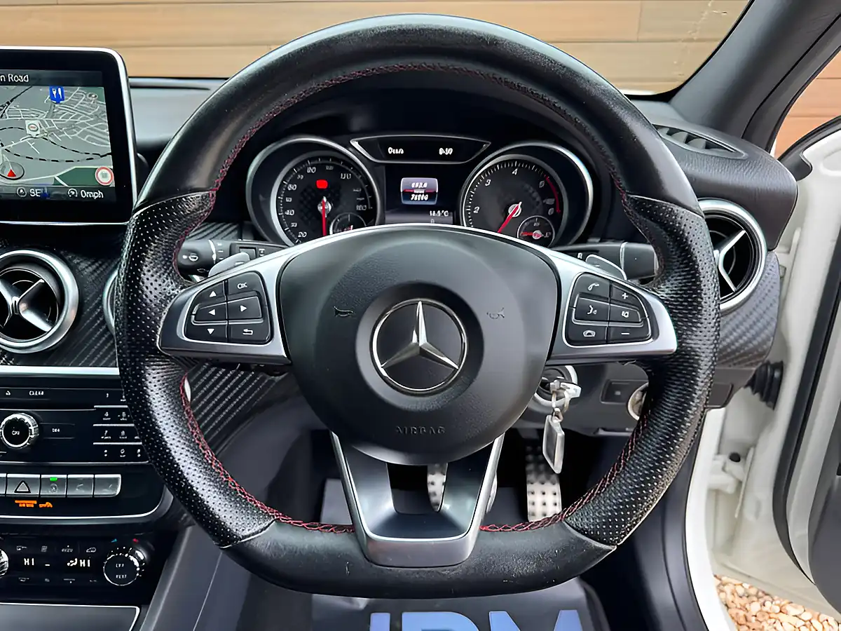 Used 2015 Mercedes-Benz a Class AMG Line Premium White - Interior and Exterior details 16