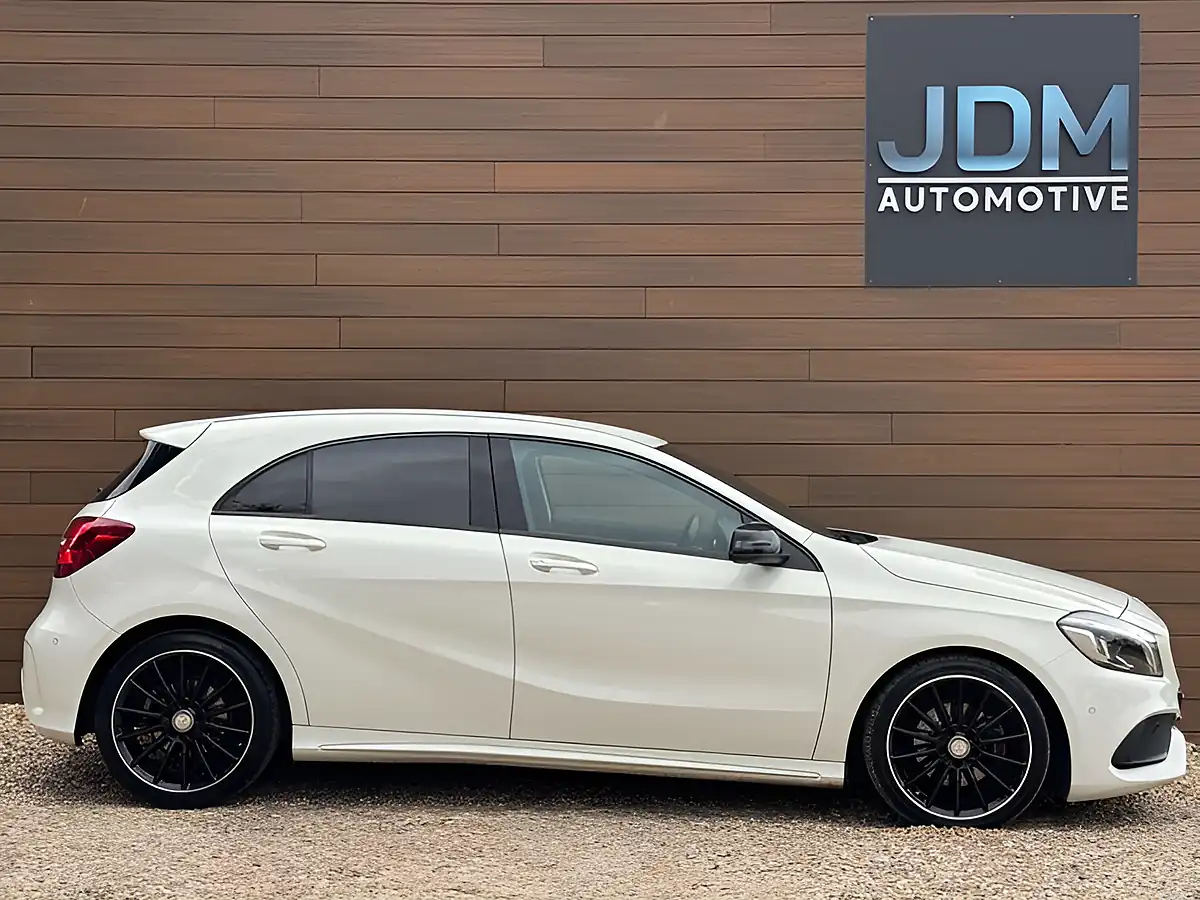 Used 2015 Mercedes-Benz a Class AMG Line Premium White - Interior and Exterior details 2
