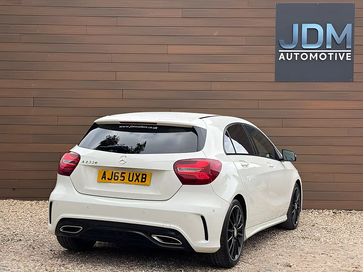Used 2015 Mercedes-Benz a Class AMG Line Premium White - Interior and Exterior details 3