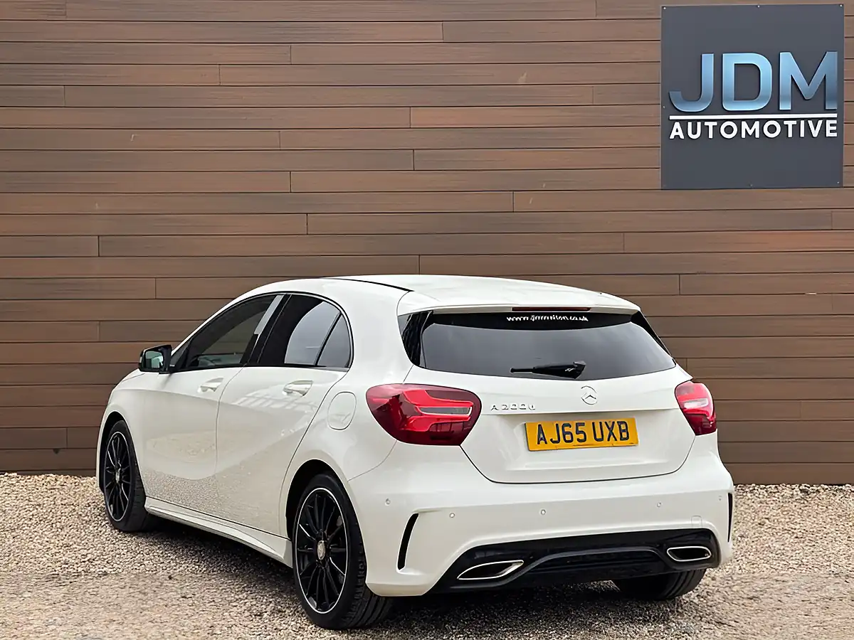 Used 2015 Mercedes-Benz a Class AMG Line Premium White - Interior and Exterior details 6
