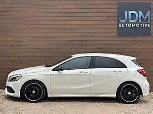 Used 2015 Mercedes-Benz a Class AMG Line Premium White - Interior and Exterior details 7